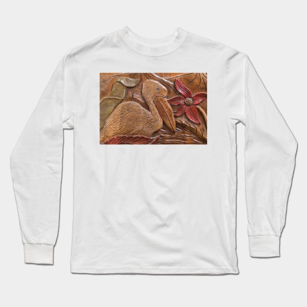 Wood Carvings At Atolera Yoselin - 5 Long Sleeve T-Shirt by PrinceJohn